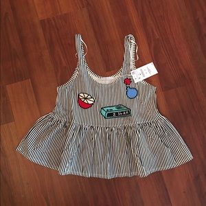 3 for $12- NWT- Zara Trafaluc Striped Tank Top